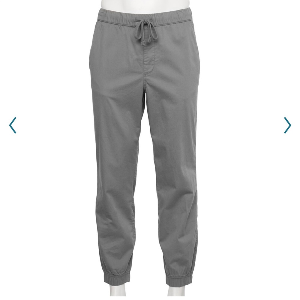 Mens sonoma goods for life core jogger pants castle rock color size large
